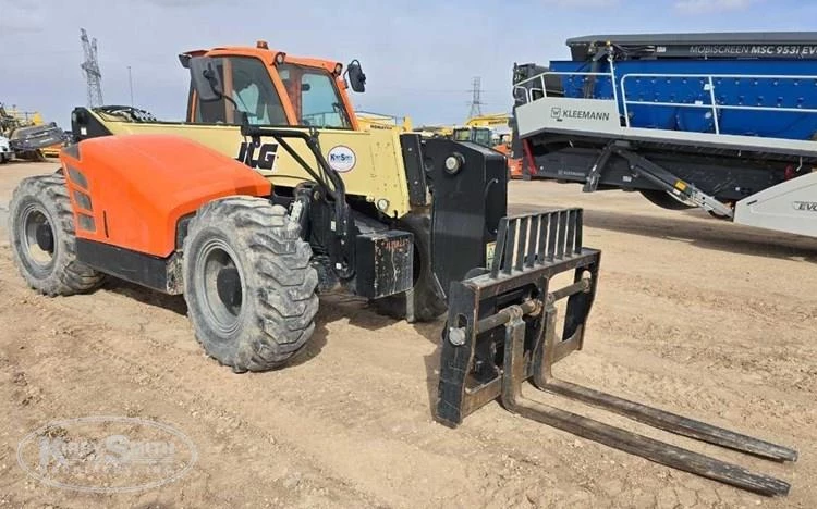 Side of used Telehandler